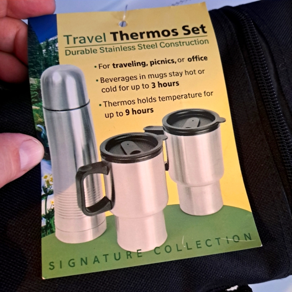 Travel Thermos Set NWT